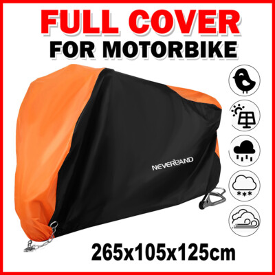 M-XXXL Motorrad Abdeckung Motorradgarage Motorradplane Abdeckplane Wasserdicht