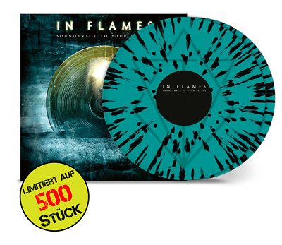 In Flames | Soundtrack To Your Escape | Ltd. Turquoise/Black Splatter Vinyl NEW
