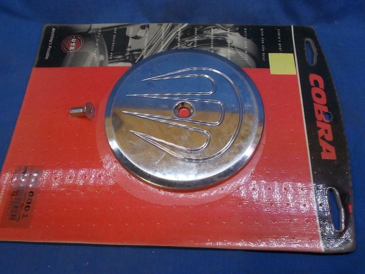 Cobra 06-001. Universal Chrome Air Cleaner Cover Insert. C244. | eBay