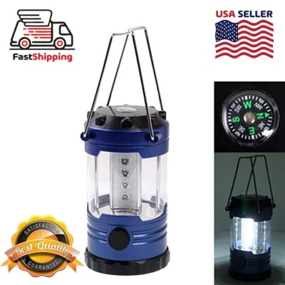 AMZER 72Pcs/Lot wholesale Camping Lamp with Compass for Hurricanes, Storms
