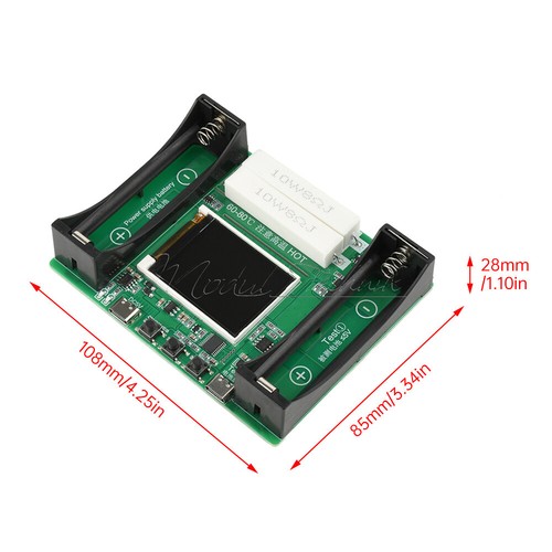 18650 Battery Capacity Tester internal Resistance Detector Charging Discharging - Bild 9 von 21