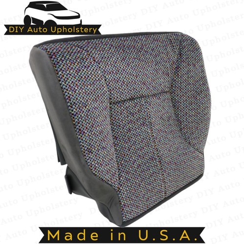 1998 to 2002 Driver Bottom Cloth Seat Cover DK GRAY AGATE For Dodge Ram 2500 SLT - Picture 4 of 7