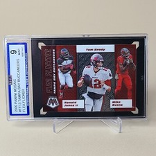 2020 Mosaic Football Tom Brady Mike Evans Ronald Jones II Flea Flicker ISA 9