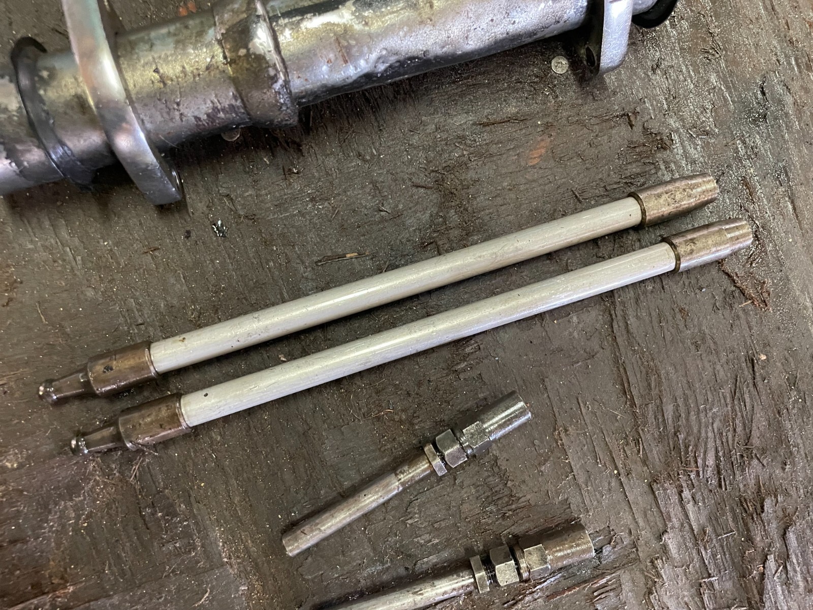 1959 Panther 650 M120 Engine Pushrods Shroud Cover  600 M100