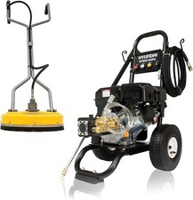 Hyundai Petrol Pressure Washer 3100psi 212cc 10L/min  & 16" Flat Surface Cleaner