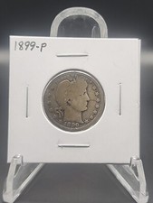 1899-P Barber Quarter Dollar, Very Good, 