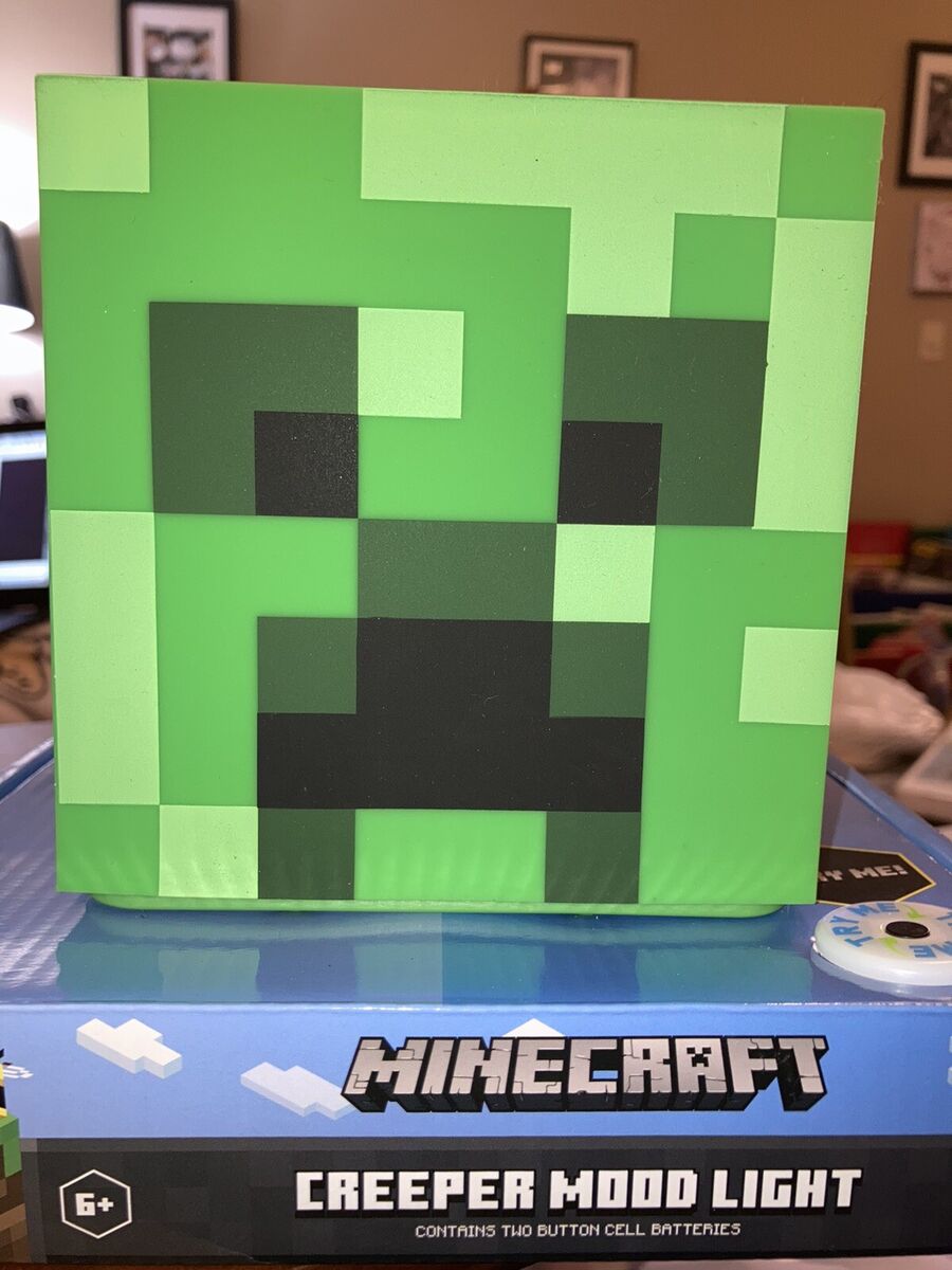 NEW MINECRAFT GREEN CREEPER MOOD LIGHT NIGHT LIGHT ROOM DECOR ...