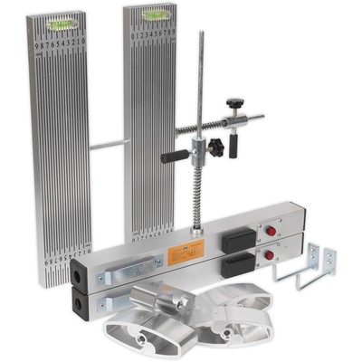 Rear Motorcycle Wheel Alignment Tool Bike Chain Brake Suspension  Calibrate Kit 5056524290040