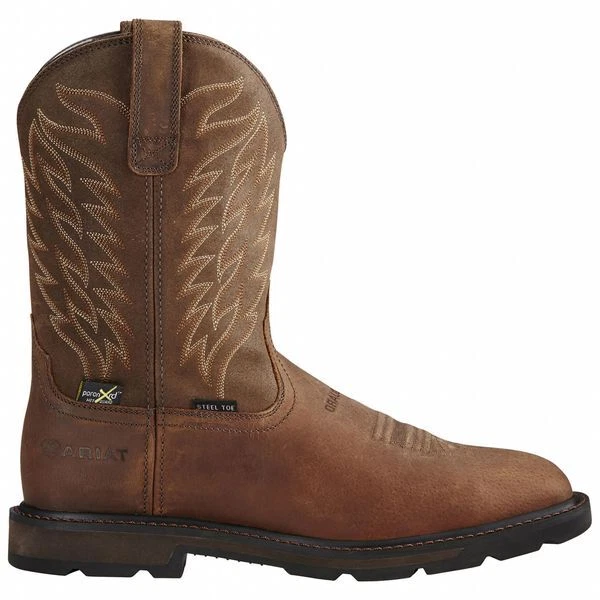 Ariat 10020063 Size 9 Men s Western Boot Steel Work Boot Brown