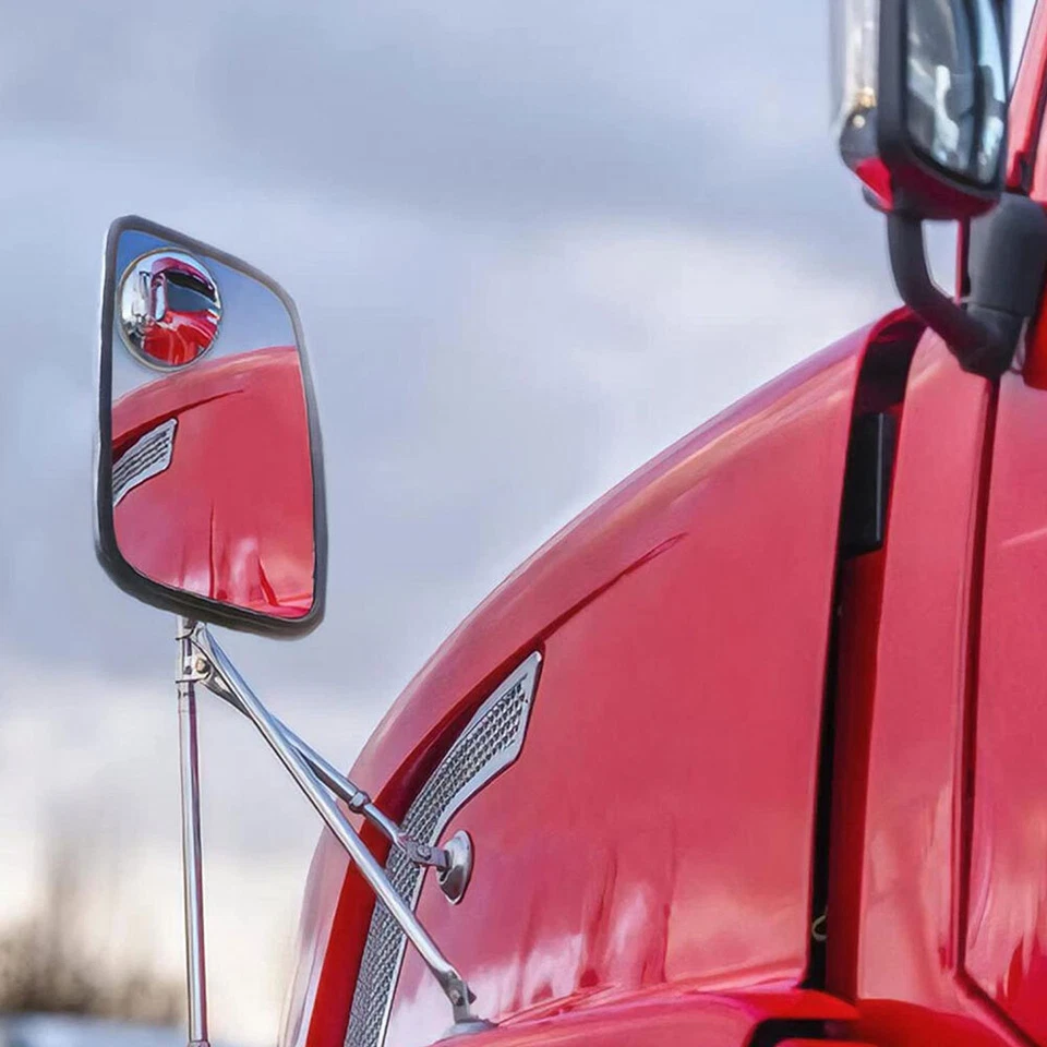 Espejo retrovisor gran angular convexo redondo punto ciego coche 95 mm Foto 4 de 4