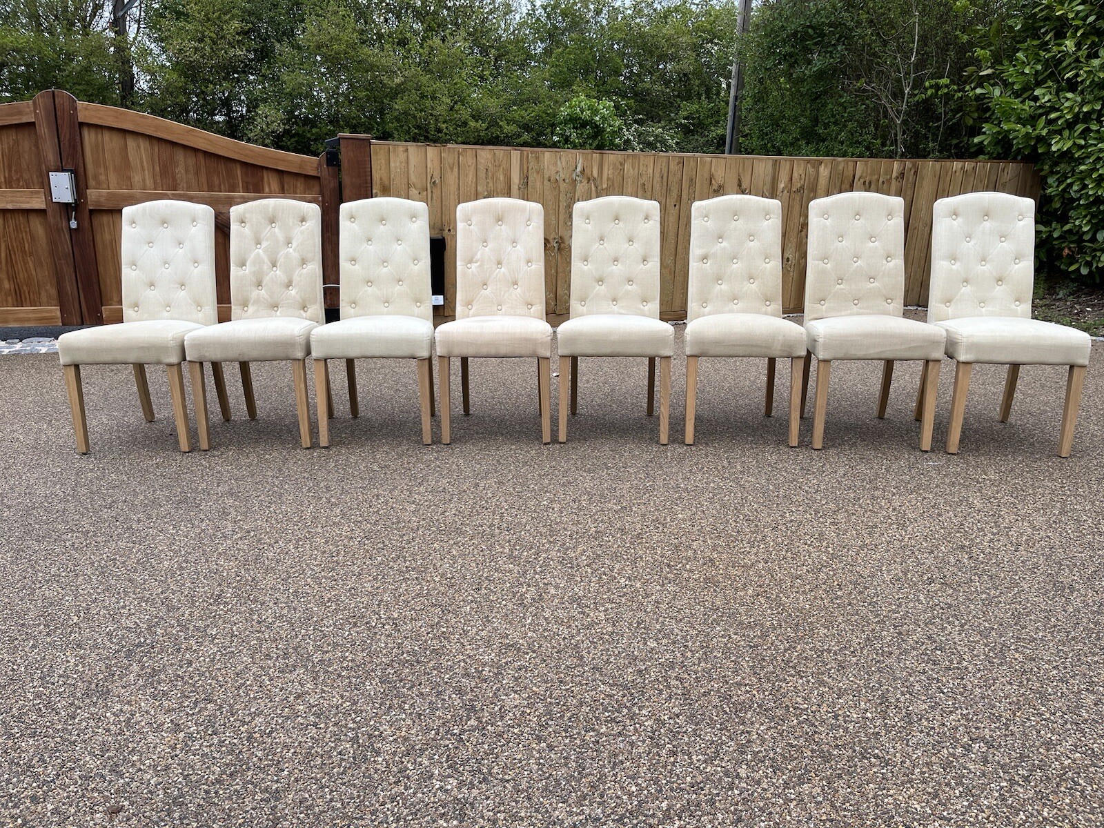 Neptune Furniture set of 8 dining chairs used eBay