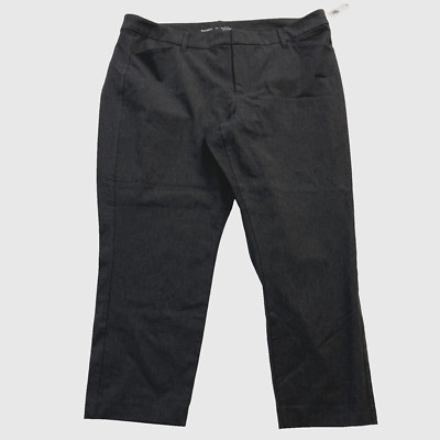 Old Navy Women High Rise Pixie Skinny Pants Dark Gray Size 22