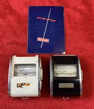 Vintage Lot 2 Gossen Sixtomat Color Finder Exposure Light Meter West Germany