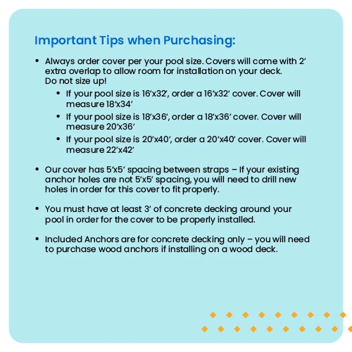 Cubierta de piscina de seguridad de malla enterrada - Rectángulo con escalón central opcional Foto 2 de 4