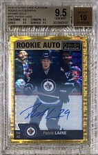 2016 OPC PLATINUM GOLD PRISM AUTO /25 PATRICK LAINE RC BGS 9.5 TRUE GEM