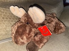 MOOSE 12" Plush Stuffed Animal Toy NEW Aurora NICE SOFT BROWN