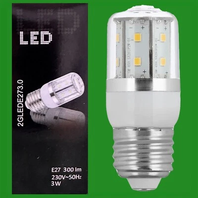 6X 3W (=30W) Ampoules LED Claires Pygmées 3000K ES E27 Vis Edison - Photo 1/4