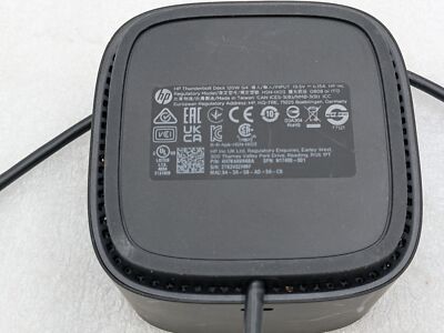 HP Thunderbolt Dock 120W G4 Docking Station HSN-IX03 & Adapter