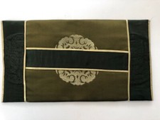 Rare Vintage Asian Silk Tissue Holder. Rich colors and design