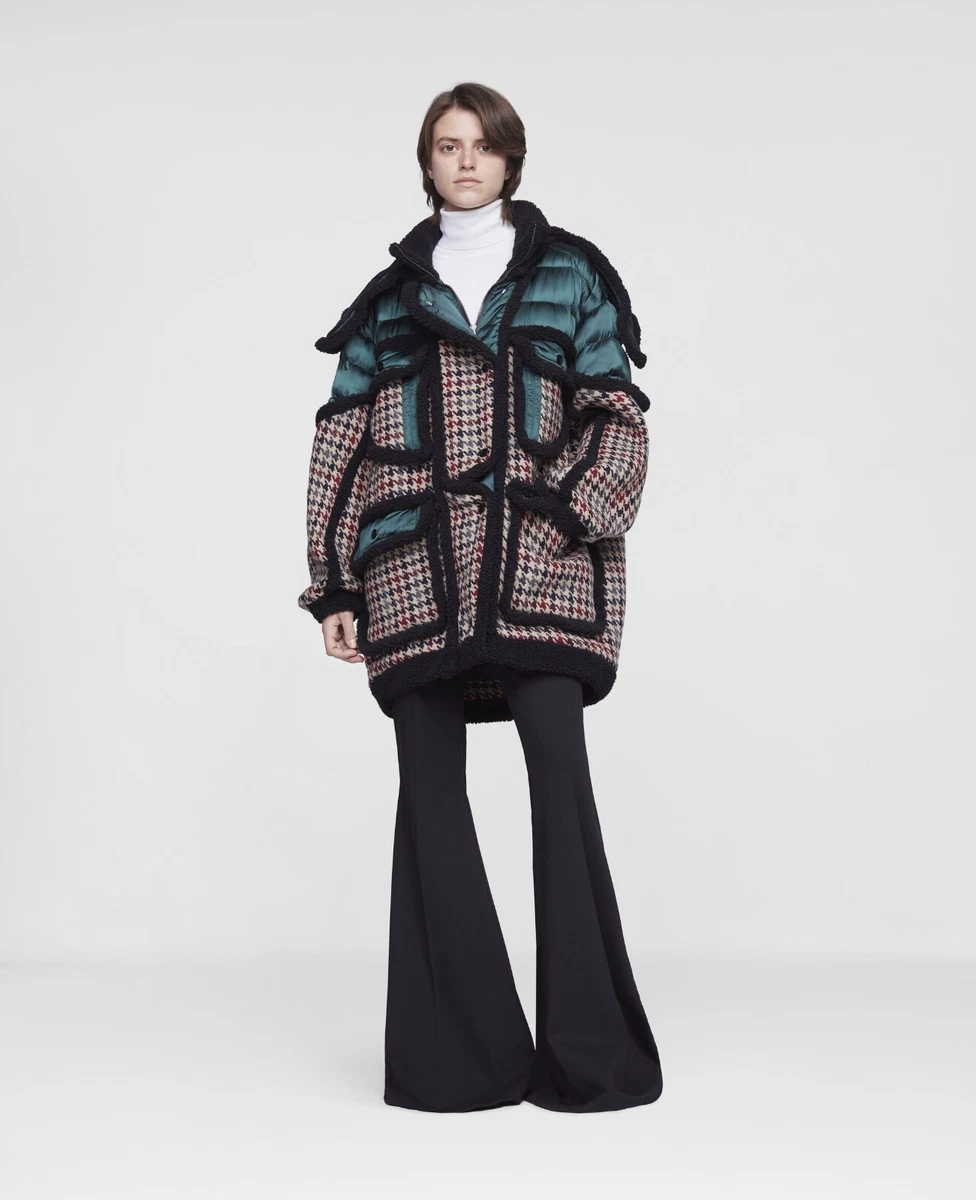 STELLA MCCARTNEY Women's Size 40 Forest Green Vera Wool Parka Jacket $3350