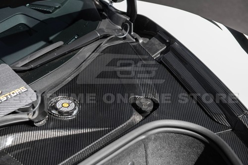 For 20-Up Corvette C8 Replacement Dry CARBON FIBER Front Trunk Upper Trim Cover - Bild 10 von 24
