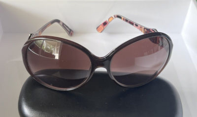 Emilio Pucci Round Brown Sunglasses Women display picture 1