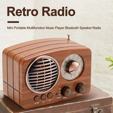Retro-Style Decorative Radio Mini Multifunction Music Player Bluetooth Speaker