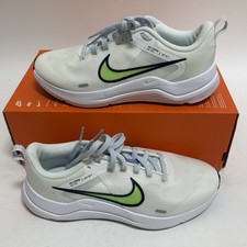 NIKE Women's Downshifter 12 Women  s Size 7.5 Summit White/Lime Running Shoes
