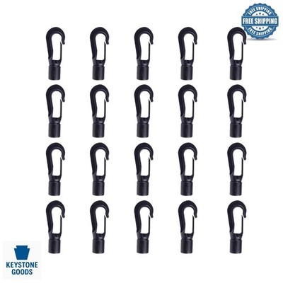 20 Pack Bungee Cord Hook for Kayaks and Boats