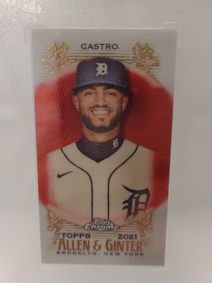 2021 Topps Allen & Ginter Chrome - Willi Castro #189 Mini Red Refractor /5