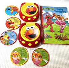 2 Sesame Street Music Players with Disks Book Work Well VGUC