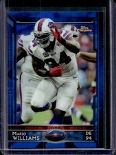 2015 Topps Chrome Mario Williams RC Blue Refractor Rookie #/199 Bills