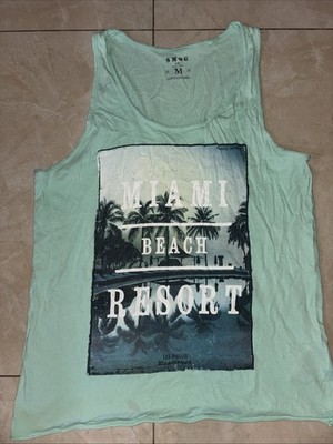 New Yorker Smog Shirt Top T-Shirt Oberteil Mint Grün Gr. M