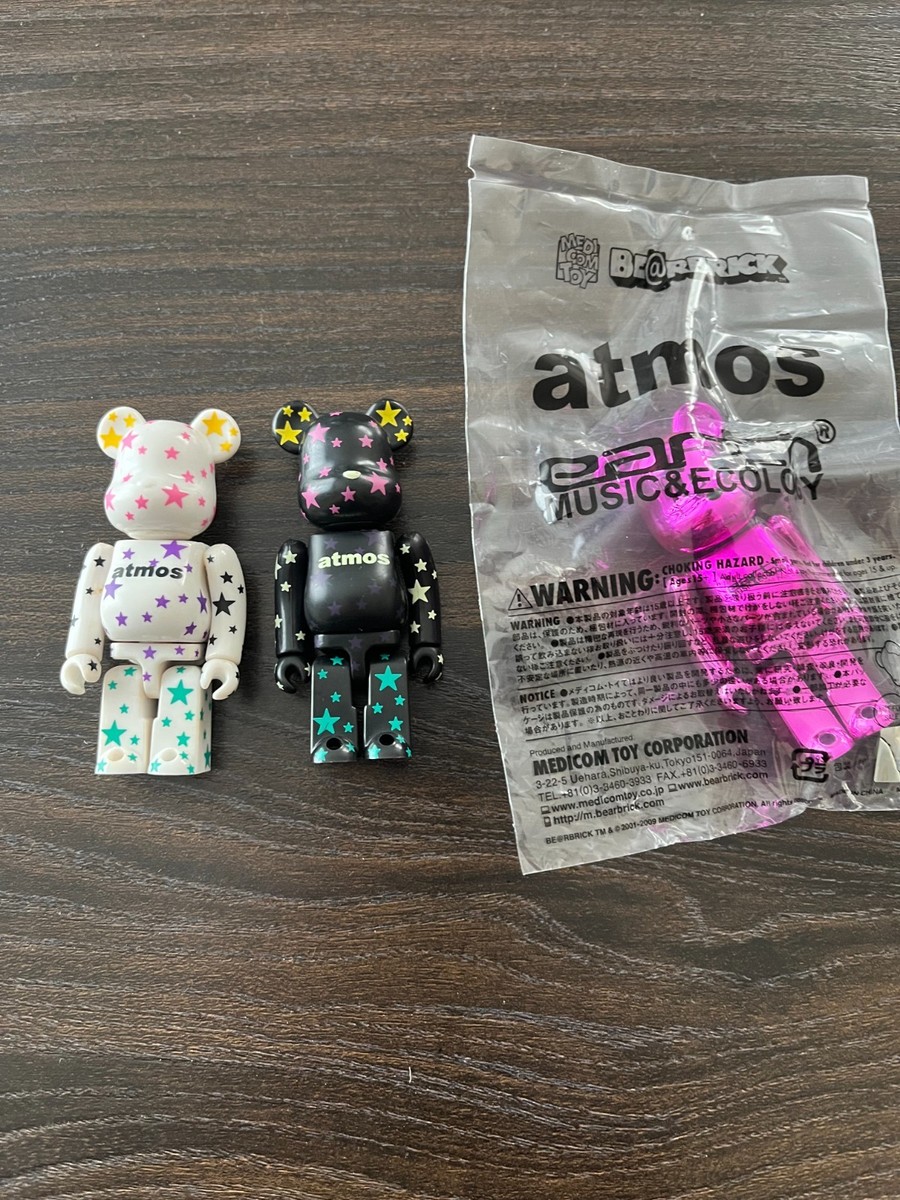 Bearbrick Be@rbrick atmos 100% Medicom Toy | eBay