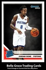 2019-20 Panini Donruss Jordan Bone #246 Detroit Pistons Rookie NBA