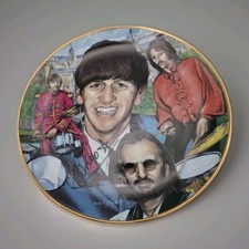 REDUCED!! Ringo Starr Signed Gartlan Plate FREE Shipping😁