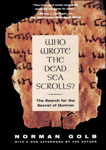 Who Wrote The Dead Sea Scrolls? | Norman Golb | Taschenbuch | No Series | 1996-image
