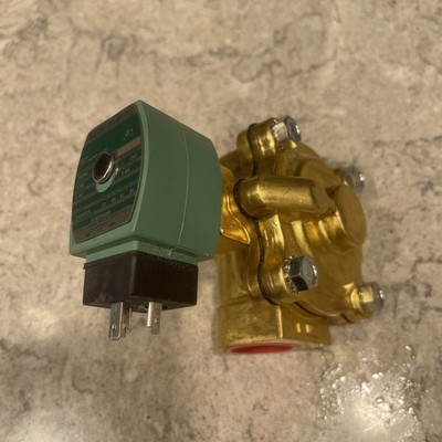 Asco SC8210G004 Solenoid Valve, 2-Way, 2-Position, Normally Closed, 1 In Pipe