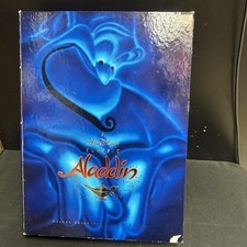 WALT DISNEY CLÁSICO ALADDIN DELUXE VHS EDICIÓN DE VIDEO COLECCIONISTA SET SELLADO VHS