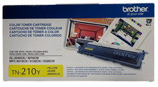 Brother TN-210Y Yellow Toner Cartridge - New Sealed Box