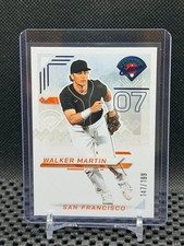 Walker Martin 2025 Prospect Edition Prospect Ticket - Blue #147/199 #103 Giants