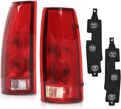 Tail Lights Assembly W/Bulb,Comaptible with Chevy GMC C/K 1500 2500 3500,Fit Che