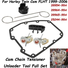 for Harley Twin Cam 1999-06 Steel Cam Chain Tensioner Unloader Tool Complete Kit