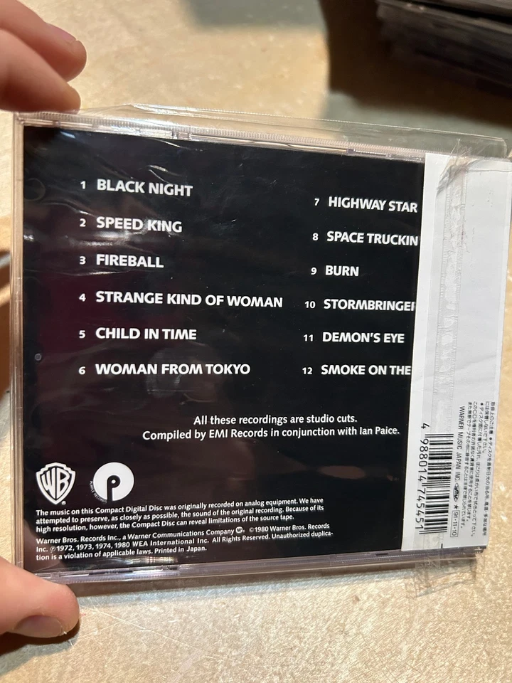 Deep Purple Deepest Purple CD JAPAN EDITION  WPCR-4545 OBI NM Warner Bros. Foto 3 de 3