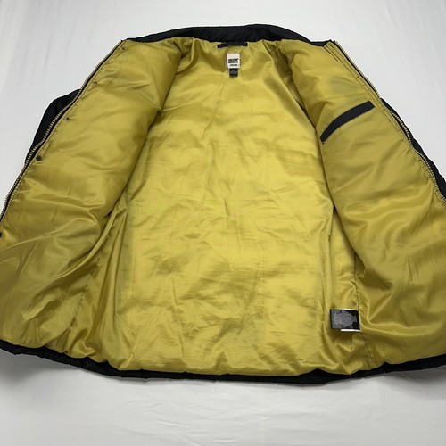 Volcom Mens Utility Puffer Jacket Pockets Collar Black Skater Snowboard Size L - Picture 9 of 18
