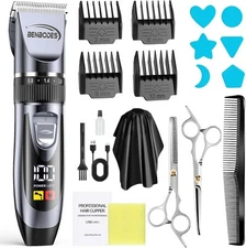 Men's Hair Clippers & Beard Trimmer Grooming Kit All-in-One Professional... 