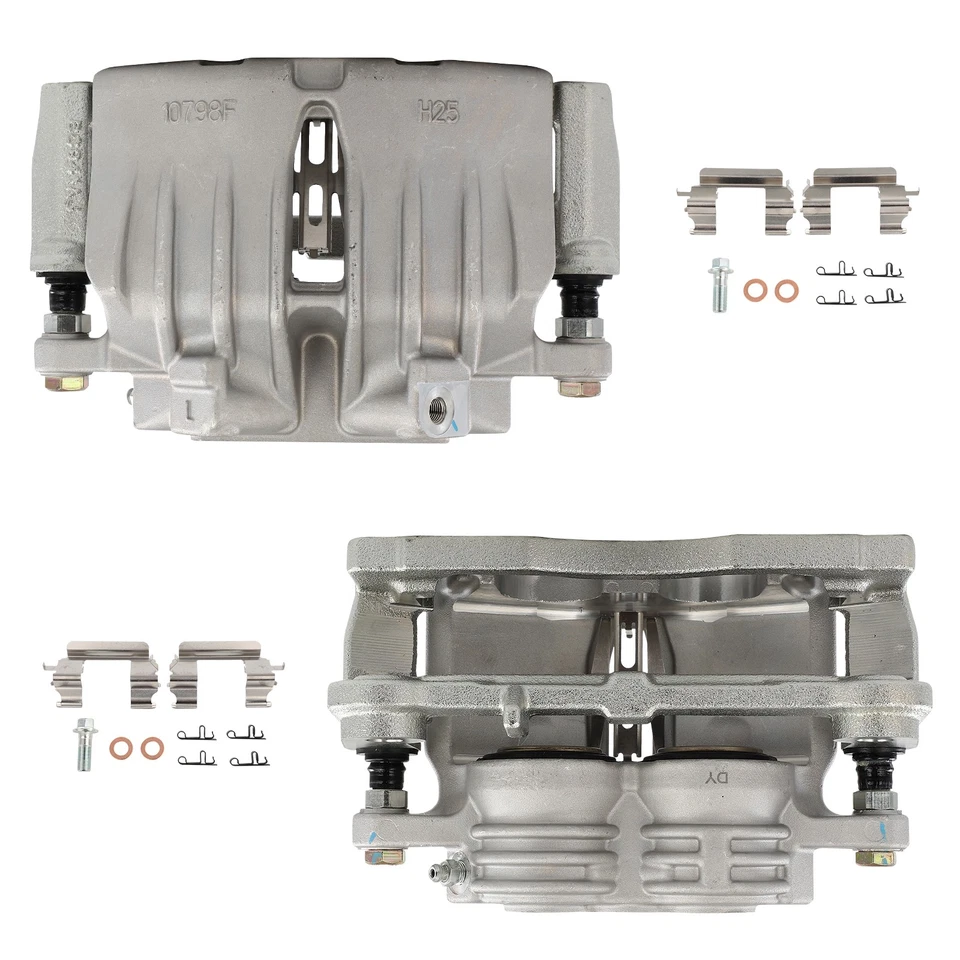 Pinzas de freno delanteras 2 piezas para GMC Envoy XL 2002-2005 Chevrolet SSR 2002-2005 Foto 2 de 4