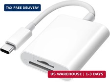 USB C SD Card Reader for iPhone 15 16/iPad/MacBook/Mac, xdgeLoad USB-C Type C SD