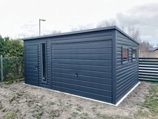 Blechgarage Fertiggarage Metallgarage LAGERRAUM GERÄTESCHUPPEN Garage  6x4