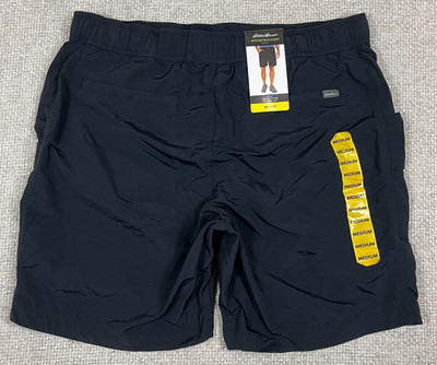 Eddie Bauer Ripstop Tech Shorts Mens Size M Nylon Lightweight Zip Fly Hiking NWT